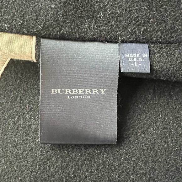 Vintage BURBERRY Coat in Red with Nova Check Liner USA large - Picture 8 of 10